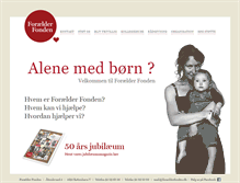 Tablet Screenshot of foraelderfonden.dk